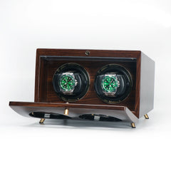 Double Wood Watch Winders For Automatic Watches - Winder for Rolex