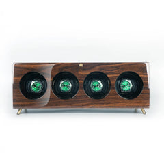 4 Wood Watch Winders For Automatic Watches - Winder On Watch