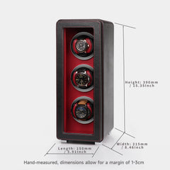 Triple Watch Winder - Efficiently Maintain Your Timepiece Collection