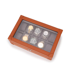 Coffret de luxe avec fenêtre pour 10 montres - Cadeau idéal pour les amateurs de montres