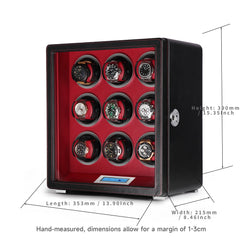 Efficiently Maintain Your Timepiece Collection with  9 Watch Winder Case