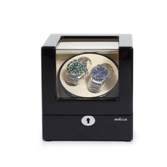 Double Watch Winder with See-Through Window - Showcase Your Rolex Watch in Style