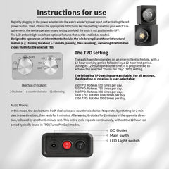 TPD Single Watch Winder - Automatic Watch Spinner