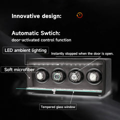 4 Watch Winder for Automatic Timepieces - Reliable and Stylish