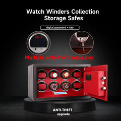 Watch Winder Vault Safe for 8 Watches